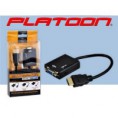 PLATOON -PL 7235 HDMİ TO VGA ÇEVİRİCİ